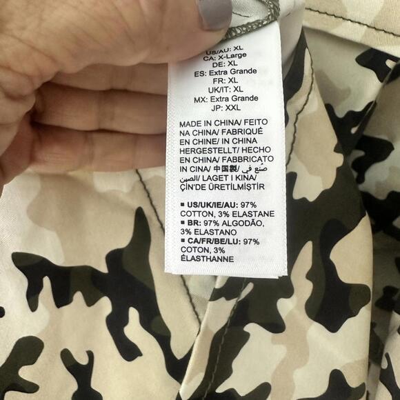 NWT The Drop Women's Camouflage Print Cargo Oversized Jacket w/Jennylinnnn SZ XL - Picture 11 of 12